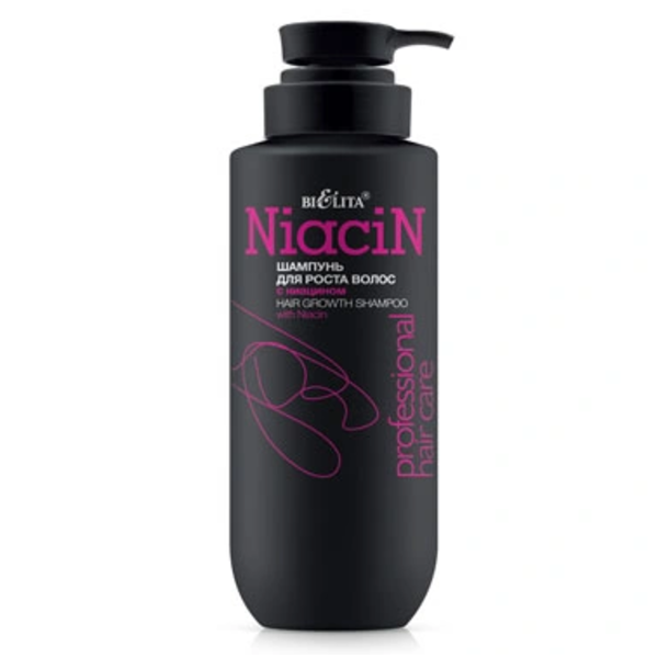 Шампунь для роста волос с ниацином Professional Hair от Белита