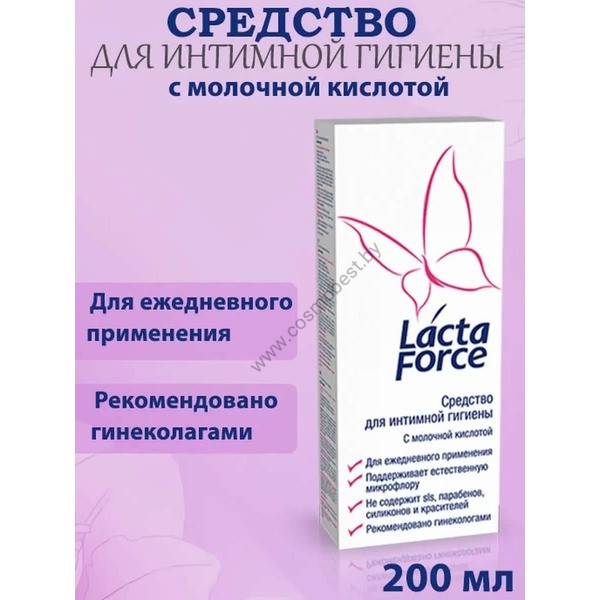 Lacta Force средство для интимной гигиены от Твинс Тек