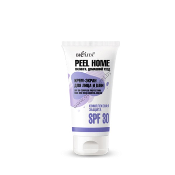 Cream-screen for face and neck Comprehensive protection SPF 30 Peel Home from Belita