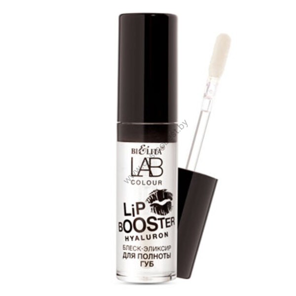 Gloss-elixir for full lips Hyaluron Lip Booster LAB color from Belita