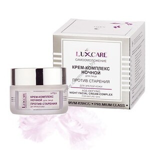 LuxCare Night Cream Complex for the Face against Aging by Vitex