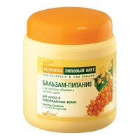 Balm-nutrition for dry and damaged hair "Sea buckthorn" from Belita
