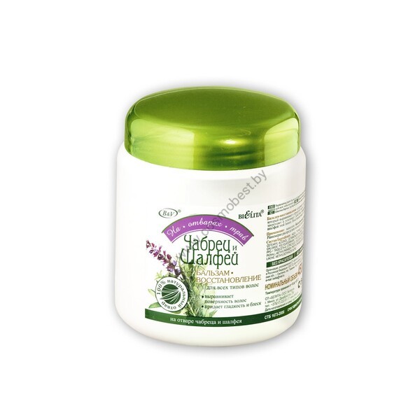 Balm-restoration "Thyme and sage" for all hair types from Belita