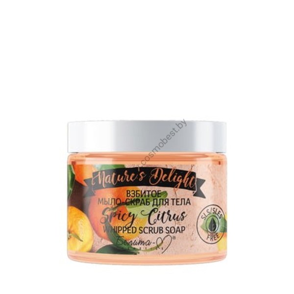 Whipped body soap-scrub "Spicy Citrus" from Belita-M