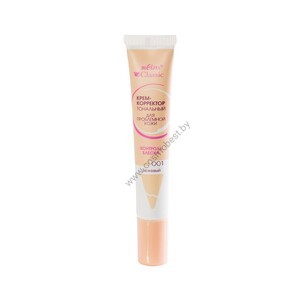 Concealer cream for problem skin CLASSIC TON 001 from Belita