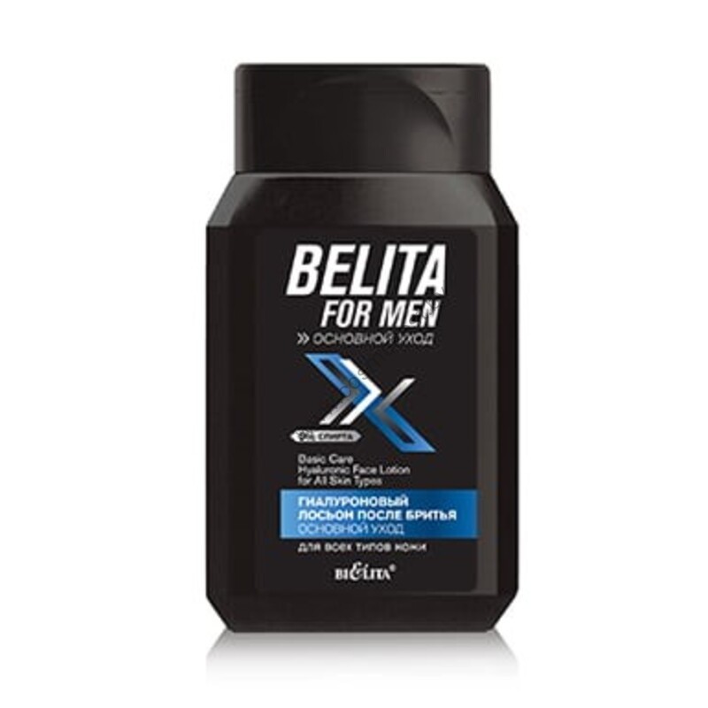 Hyaluronic aftershave lotion for all skin types "Basic care" from Belit