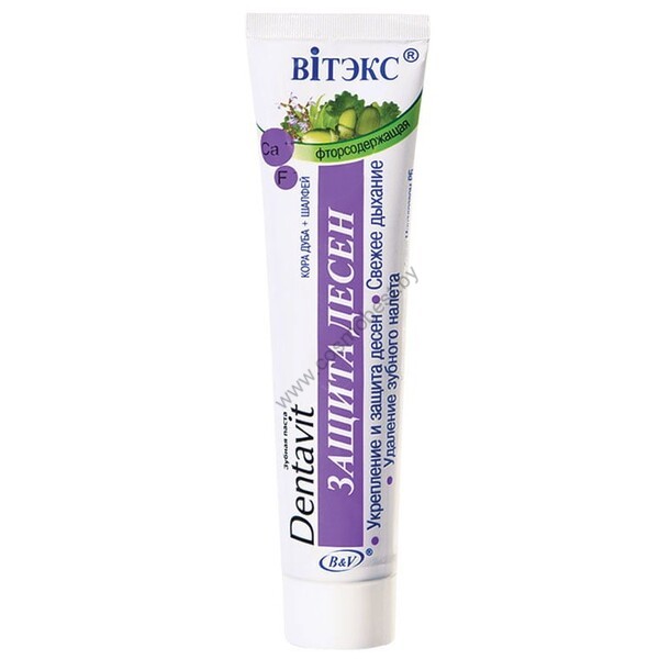 Fluoride Toothpaste Oak Bark + Sage - Gum Protection from Vitex