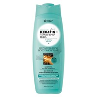 Keratin + Thermal Water Shampoo for all hair types Two-level restoration from Vitex