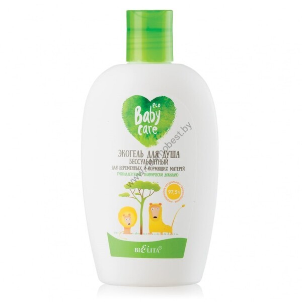 Sulfate-free eco shower gel for pregnant and lactating mothers from Belita