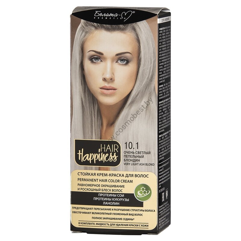 Persistent cream hair color tone  Very light ash blonde from Belita-M -  shop online.