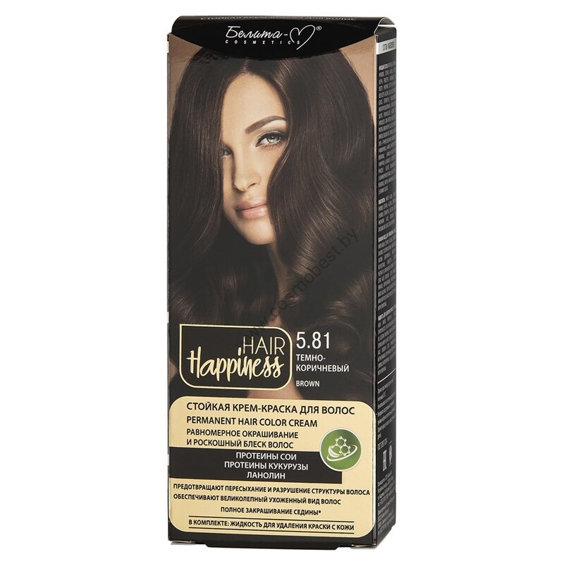 Persistent cream hair color tone  Dark brown from Belita-M - shop  online.