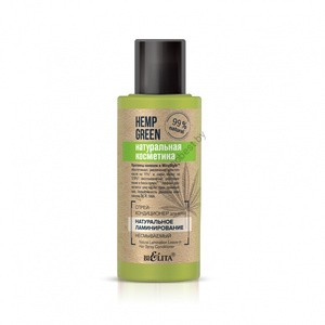 Spray hair conditioner "Natural lamination" leave-in Hemp green from Belita