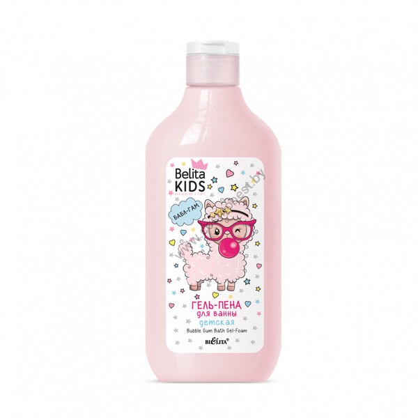 Bubble Gum bath gel-foam for girls from Belita