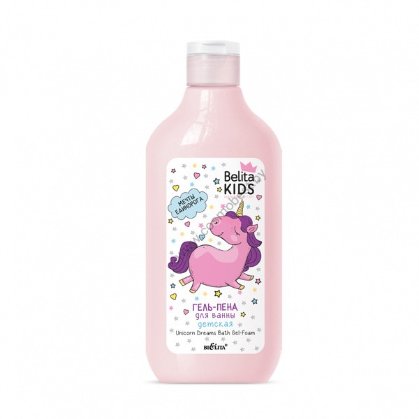 Unicorn Dreams bath gel-foam for girls from Belita