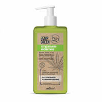 Софт-шампунь для волос бессульфатный «Натуральное ламинирование» Hemp green от Белита
