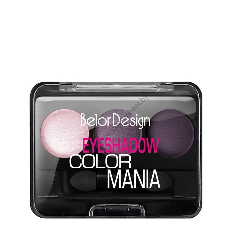 Тени для век COLOR MANIA тон 37 первая сирень от Belor Design