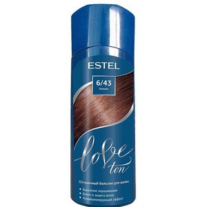 Оттеночный бальзам для волос ESTEL LOVE тон 6/43 коньяк