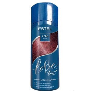 Tinted hair balm ESTEL LOVE tone 7/45 pomegranate