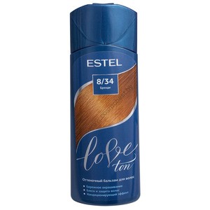 Оттеночный бальзам для волос ESTEL LOVE тон 8/34 бренди
