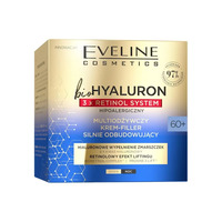 Мультипитательный интенсивно регенерирующий крем-филлер дневной/ночной 60+ bioHyaluronxRetinol System от Eveline