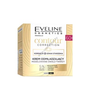 Rejuvenating cream - facial oval modeling 60+ day/night from Eveline