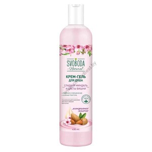 Cream shower gel sweet almonds, cherry flowers Factory Svoboda