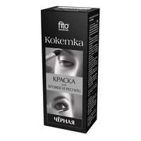 Краска для бровей и ресниц Кокетка тон черный от Фитокосметик