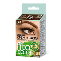Стойкая крем-краска для бровей и ресниц Fito Color коричневый от Фитокосметик