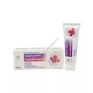 Gel-balm Badyaga Forte and Horse chestnut for swelling and bruises