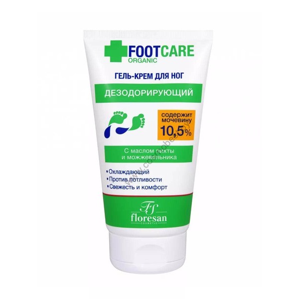 Gel-cream for feet Cooling deodorizing series from Floresan