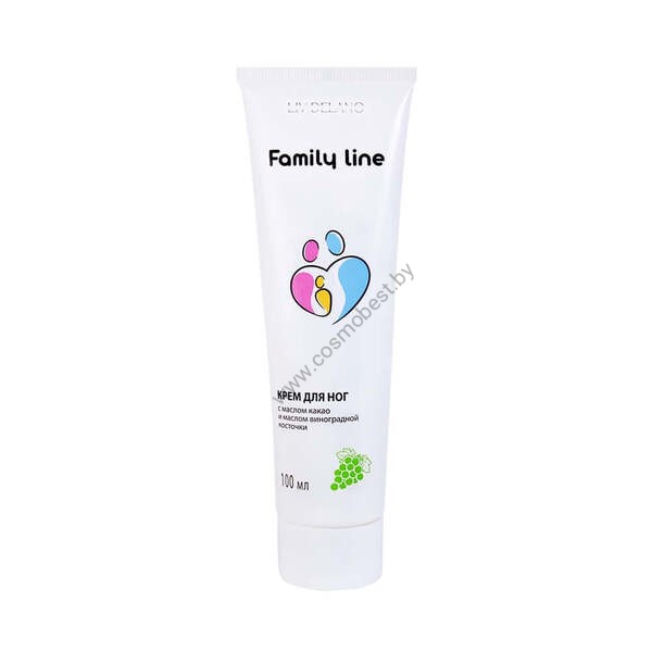Family Line Foot Cream with Cocoa Butter and Grape Seed by Liv Delano