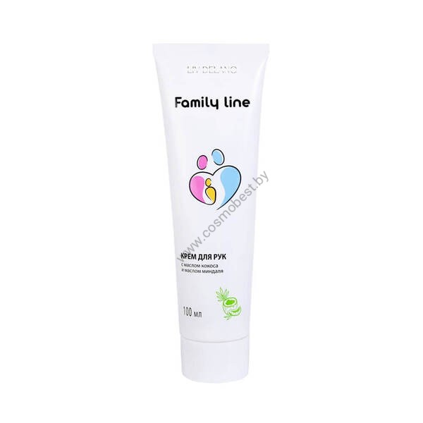 Family Line Hand Cream with Coconut Oil and Almond Oil by Liv Delano