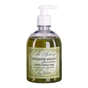 Delicate liquid soap with extracts of medicinal plants: sea buckthorn, linden, lingonberry and nettle Liv Delano
