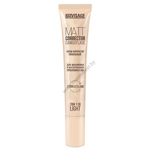 Cream concealer foundation Matt Corrector Camouflage Light from Luxvisage