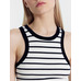 Cotton Ribbed Sleeveless Summer Top by Mark Formelle