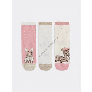 Kids socks 447A-1617 (3 pairs) from Mark Formelle