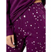 Women's set Bordeaux with star print 592422 from Mark Formelle