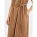 Beige sundress made of natural linen and cotton 152445 from Mark Formelle