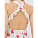 Milky sundress with flowers from Mark Formelle
