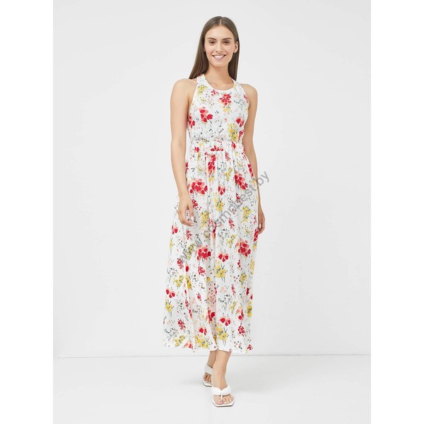 Milky sundress with flowers from Mark Formelle