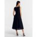 Women's sundress made of cotton and linen in black from Mark Formelle