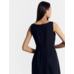 Women's sundress made of cotton and linen in black from Mark Formelle