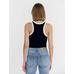 Cotton Ribbed Sleeveless Summer Top by Mark Formelle