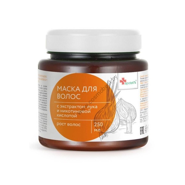 Hair mask Burdock with onion extract and nicotinic acid from Mirrolla