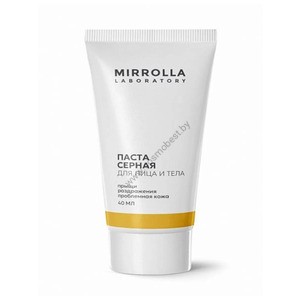 Sulfur paste for acne and acne, ointment for problem skin from Mirrolla