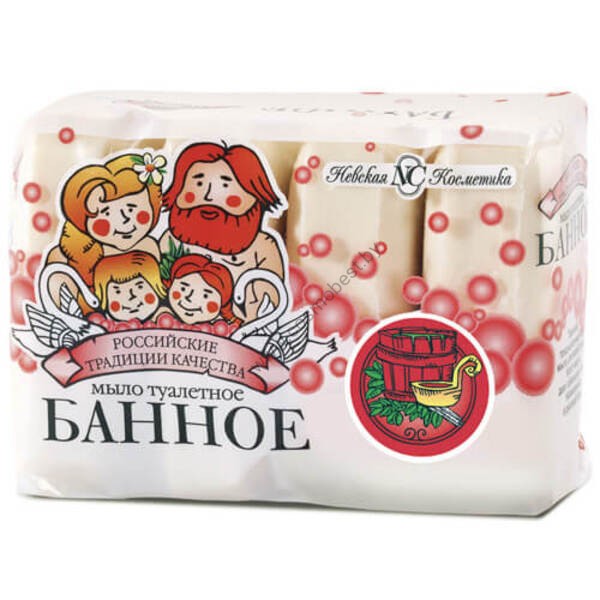 Toilet soap "Bath" from Nevskaya Cosmetics