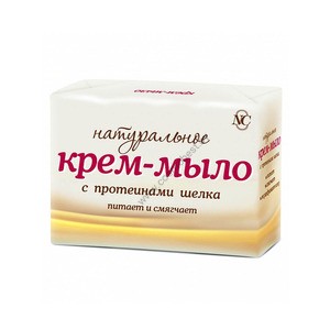 Toilet soap with silk proteins from Nevskaya Cosmetics