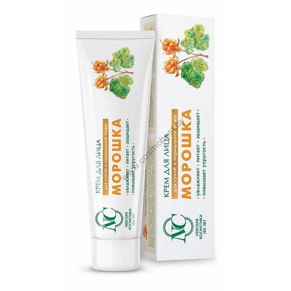 Face cream Cloudberry for dry and normal skin from Nevskaya Kosmetika