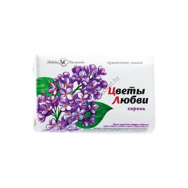 Toilet soap Flowers of love Lilac from Nevskaya Cosmetics