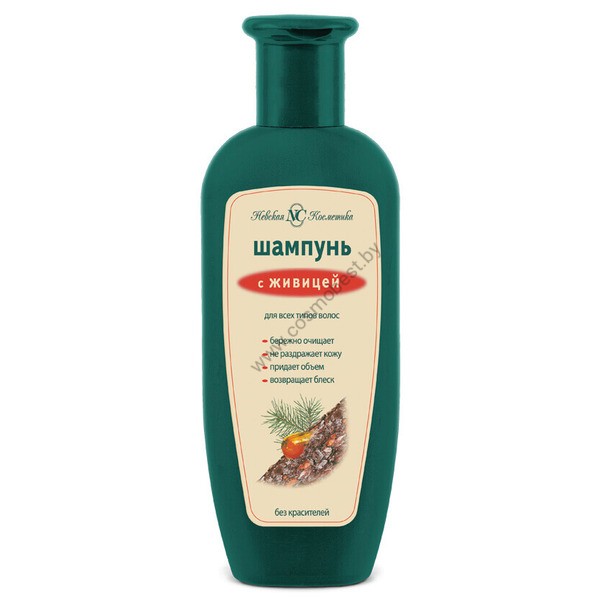 Shampoo for hair with resin from Nevskaya Cosmetics